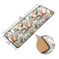 thumbnail image 3 of Fox Bird Butterfly Branch Hallway Runner Rug 2'X6' Non-Slip Washable Carpet Runner Kitchen Entryway Laundry Bedroom, 3 of 7