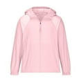 thumbnail image 3 of Dovford Mens UPF 50+ UV Sun Protection Hoodie Jacket Full Zip Long Sleeve Lightweight Fishing Hiking Outdoor Oversized Hooded Jackets, 3 of 5