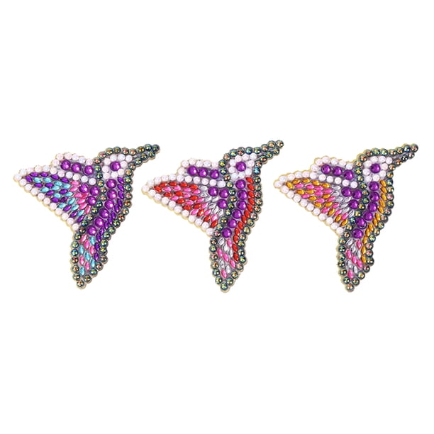 Cuadros Decorativos DIY diamante broche 5D mosaico taladro Kit resina Pin hebilla joyería regalo (12) Likrtyny embutido en tela