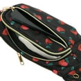 thumbnail image 5 of Unique Bargains 1 Pc Fanny Pack Strawberry Pattern Waist Bag Black Red, 5 of 6