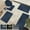 Blue, variant on RKSTN 5-Piece Bathroom Rug Set, Anti-Slip Mat, Blue