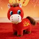 thumbnail image 4 of Caballo de peluche llorando y sonriente, mascota del año 2026, suave y adorable, ideal como regalo de Año Nuevo y decoración del hogar., 4 of 8