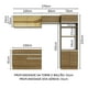 thumbnail image 3 of Cocina Integral 270cm Glamy Madesa 12 Marrón, 3 of 9