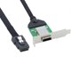 thumbnail image 3 of Mini SAS SFF-8087 Host to SAS HD SFF-8088 Female Adapter Cable 1M, 3 of 5