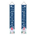 thumbnail image 1 of Christmas Decorations Door Porch Hanging Flags Bedroom Rustic Xmas Banners, 1 of 10