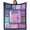 thumbnail image 1 of JUYGO Cadeaux pour Enseignants, Cadeaux d'Appréciation pour Enseignants, Couvertures pour Femmes, Meilleurs Cadeaux pour Enseignants, Couvertures de Rentrée des Classes pour la Journée des Enseignants 60"x80 Pouces, 1 of 6