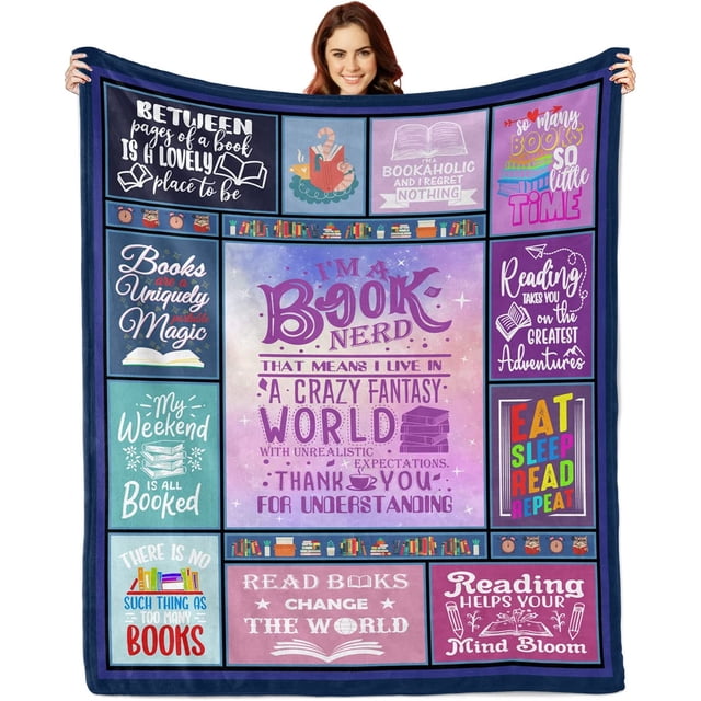 JUYGO Cadeaux pour Enseignants, Cadeaux d'Appréciation pour Enseignants, Couvertures pour Femmes, Meilleurs Cadeaux pour Enseignants, Couvertures de Rentrée des Classes pour la Journée des Enseignants 60"x80 Pouces