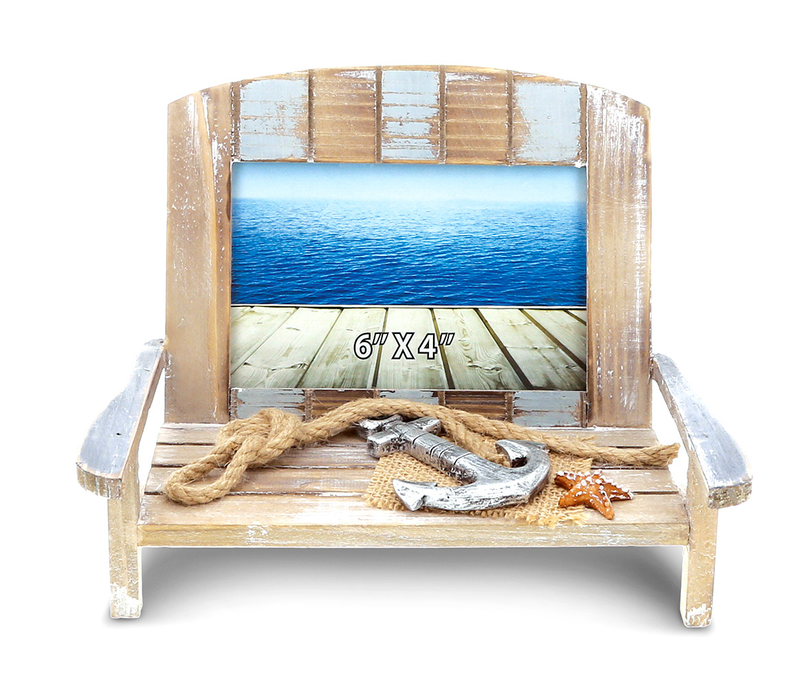 Mini Fairy Garden Wooden Deck Chair Nautical Beach Theme Party Favors Kids Gifts 
