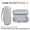 Gray, variant on Storage Case for DJI Pocket 4, Shock-Resistant and Drop-Proof Portable PU Travel Case Dust-proof EVA Protective Carrying Case for DJI Pocket 4 Gimbal Camera Accessory