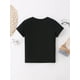 thumbnail image 2 of Camiseta para niño con estampado de tortuga y letras divertidas, informal y cómoda, cuello redondo, manga corta., 2 of 6