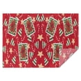 thumbnail image 1 of Merry Christmas Tablecloth Waterproof Spillproof Tablecolths Table Covers Snowman Snowflake Silver Table Cover for Christmas Background Indoor Outdoor Birthday Rectangle,60x84inches, 1 of 5