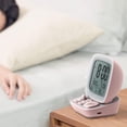 thumbnail image 3 of Vintage ordenador pequeño Despertador Digital dormitorios LCD reloj de escritorio 12/24 horas Sunnimix Despertador de cabecera, 3 of 7
