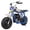 Blue, variant on X-Pro Brand New Typhoon 40cc Gas Pit Dirt Bike, 4 Stroke Mini Motorcycle for Kids with Pull Start