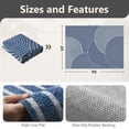thumbnail image 4 of SIXHOME 6'x9' Rugs for Living Room Washable Bedroom Rug Jacquard Textured Boho Blue Area Rug Modern Geometric Soft Neutral Carpet Non Slip Indoor Rugs for Dining Room Home Office, 4 of 5