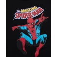 thumbnail image 4 of Chandail Marvel Spiderman Avengers Garçons 3T Noir à Manches Courtes, 4 of 7