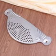 thumbnail image 4 of Stainless Steel Pan Pot Drainer Spaghetti Pasta Strainer Easy Draining Kitchen Tool (Silver), 4 of 5