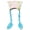blue+pink, variant on Women Winter Earflap Hat Trapper Hat Plush Beanie Hat