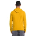 thumbnail image 3 of Domuza Long Sleeve Hooded Uv Protection Shirts for Men Lightweight Cooling Sun Shirt SPF 50+ UPF Hoodie Summer Fishing Dryfit Yellow 2XL, 3 of 3