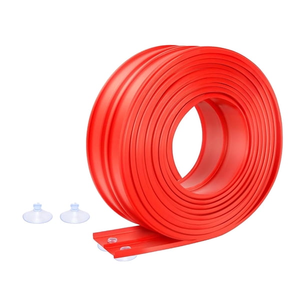 Pista de carreras flexible con rampa para coches de carreras, compatible con coches de metal fundido a escala 1/64. rojo