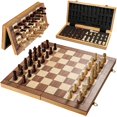 thumbnail image 1 of Juego de ajedrez Vahome de 17 pulgadas grande para adultos y niños con tablero magnético, 1 of 6
