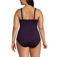 thumbnail image 2 of Lands' End Women's Plus Size V-Neck Wrap Underwire Tankini Swimsuit Top, 2 of 3