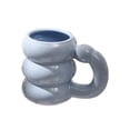 thumbnail image 2 of Matsuzay Taza de cerámica para café, té, agua, tazas creativas, contenedor de desayuno, taza colorida para parejas, tazas nórdicas de oficina, regalo Teteras Azul Matsuzay HA081409-04, 2 of 6