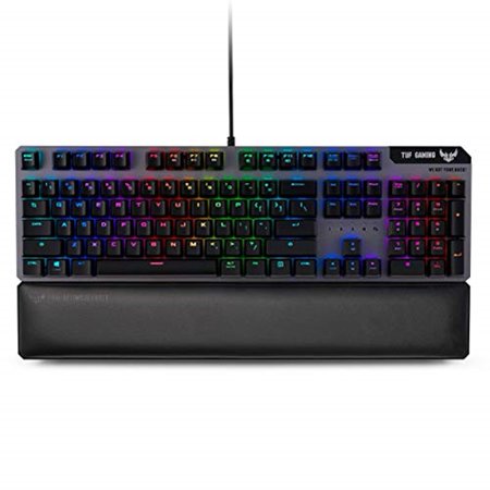 ASUS TUF Gaming K7 Optical-Mech Gaming Keyboard with Tactile Switch, Detachable Wrist Rest