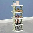 thumbnail image 5 of Meggemo 5 Tier Simple Storage Rack Easy Assembly Shelving Unit for Home Office Bedroom Bathroom Small Items Organization, 5 of 6