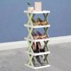 thumbnail image 5 of Estantería de almacenamiento doméstico de estilo escandinavo de moda | Estante modular de organización de plástico duradero | Unidad ajustable de estanterías DIY de 5 niveles | 26,1 x 10,2 x 9,44, 5 of 6