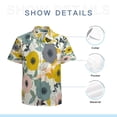 thumbnail image 7 of High Quality Hawaiian Shirts for Men Short Sleeve Aloha Beach Shirt Floral Summer Casual Button Down Shirts Blouses NABPFB, 7 of 7