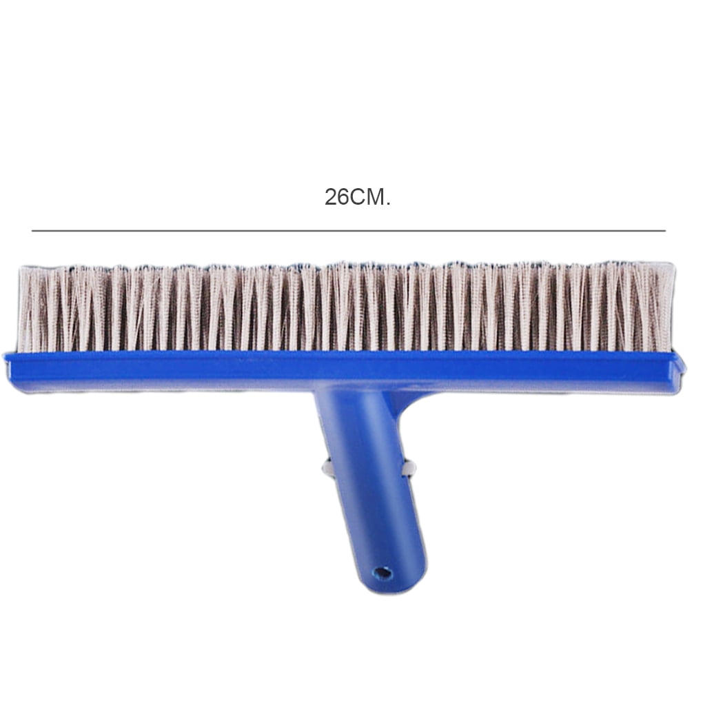 Camidy 10in Swimming Pool Ground Steel Brush Bottom Walls Cleaning Supplies for Pond Spa Hot Spring