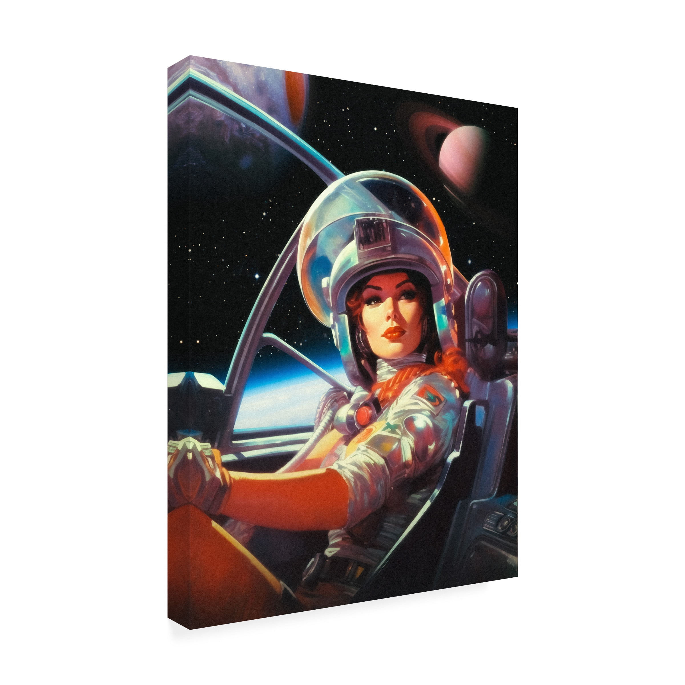Taudalpoi 'Next Stop Mars' Canvas Art