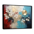 thumbnail image 2 of Designart "composition Impressions II" Abstract Collages Floater Framed Wall Art Print, 2 of 7