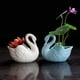 thumbnail image 4 of 2 uds. Macetas suculentas de cisne y , maceta para plantas, jarrón para plantas suculentas, flores, , decoración para hogar, 4 of 9