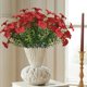 thumbnail image 5 of Plantas Verdes Artificiales De Plástico Ramo de flores artificiales de plástico rojo para decoración de exteriores,hogar y jardín (1 pieza) Rkxzt, 5 of 7