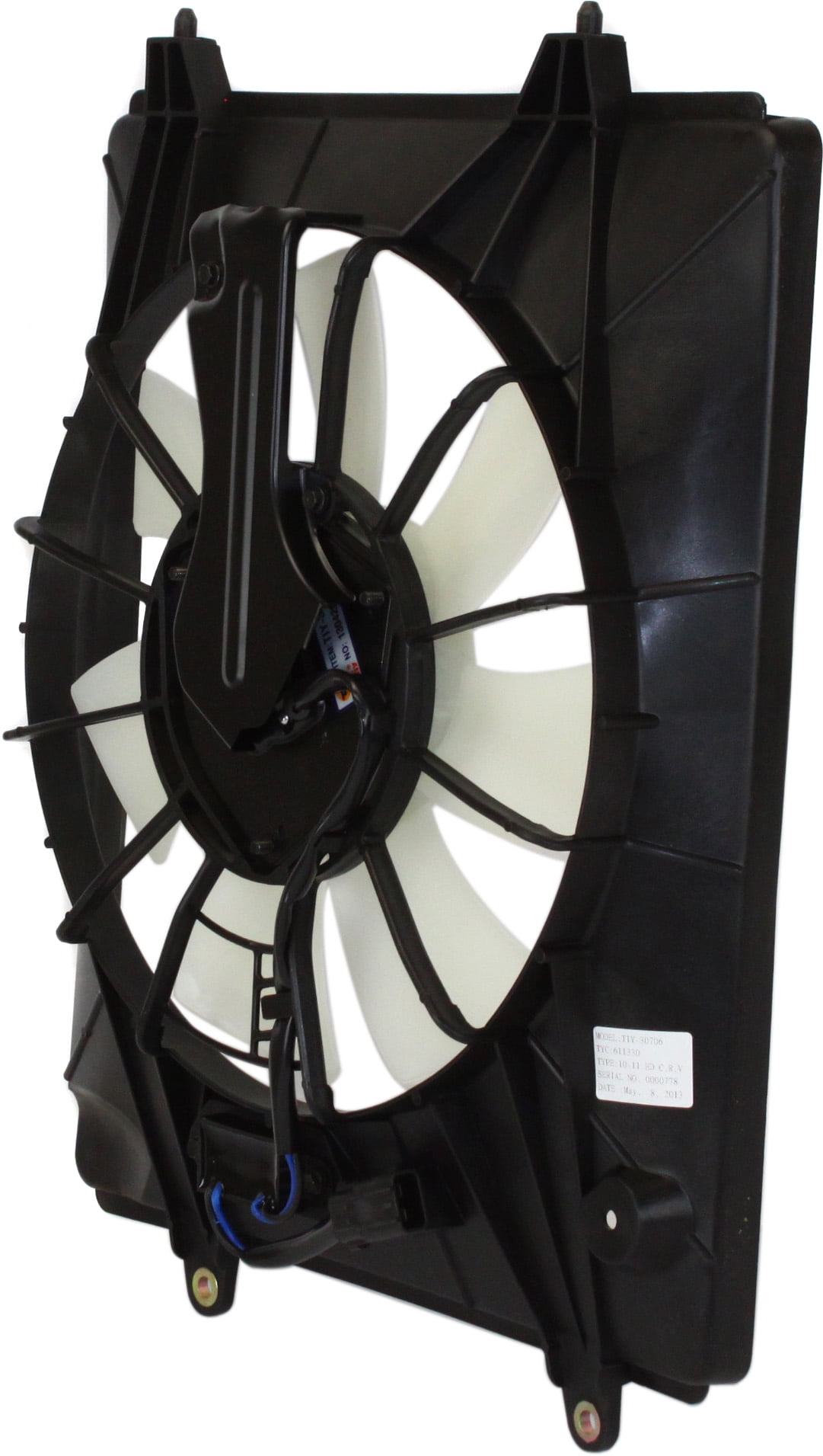 Replacement REPH190918 Cooling Fan Assembly Compatible with 2010-2011 Honda CR-V A/C Condenser