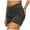 Dark Gray, variant on Women’s Stretchy Jean Shorts Crossover High Waisted Pull On Denim Shorts with Pockets (Blue, M)