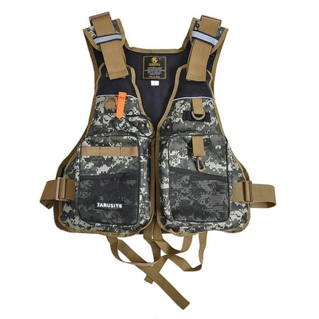 Kayak Floatation Bag Professional Flotation Adult Safety Life Jacket Survival Vest Swimming Kayaking Boating Drifting with Emergency Whistle ()