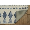 thumbnail image 6 of Linon Outdoor Washable Area Rug Collection, Ivory and Blue, 7' x 9', 6 of 8