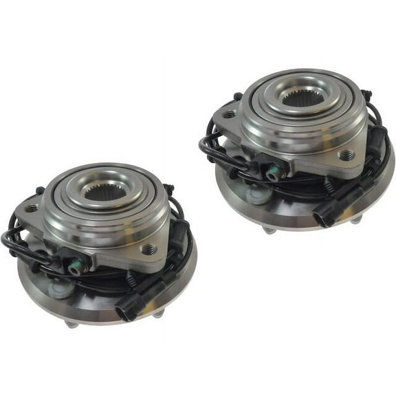 Front Wheel Bearing Hub Assembly Set of 2 - Compatible with 2011 - 2017 Jeep Wrangler 4WD 2012 2013 2014 2015 2016