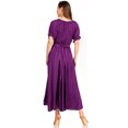 thumbnail image 2 of Sakkas Bridget Renaissance Dress - Purple - S/M, 2 of 5