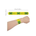 thumbnail image 3 of 1 Pieces Soccer Snap Bracelets Wristbands Sport Slap Bracelets for Soccer Party Favors Classroom Prizes Birthday Gifts, Soccer Theme, 3 of 5