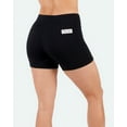 thumbnail image 5 of Tough Mode Women's 3" 5" Mid-Waisted Athletic Running Workout Volleyball Spandex Gym Dance Crossfit WOD Lifting Active Soccer Sports Training Compression Booty Shorts, 5 of 7