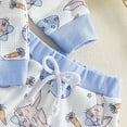 thumbnail image 7 of Sgkm Infant Girl Outfits 4t Girl Easter Clothes Easter Egg Print Sweatshirt and Carrot Sweatpant Toddler Baby Graphic Outfit, 7 of 7