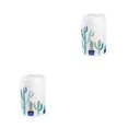 thumbnail image 3 of Electronicheart Waterproof Drawstring Quit Storage Bag PEVA Moisture-proof Large Capacity Clothing Organizer Cactus Cactus 2Set, 3 of 6