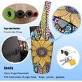 thumbnail image 6 of Yoga Mat Bag - Large Opening Long Tote Yoga Mat Carrier Holder Bag with Waterproof Wet Zipper Pocket and Drawstring Water Bottle Pocket - Yoga Bag Fit Most Size Mats, 6 of 6