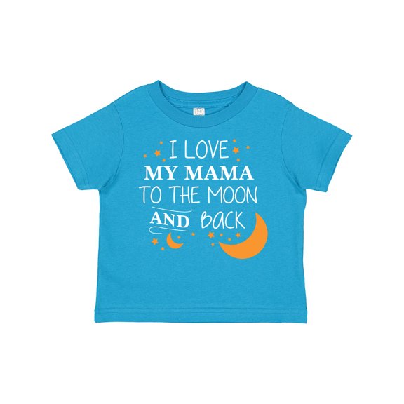 Inktastic I Love My Mama to the Moon and Back Boys or Girls Toddler T-Shirt