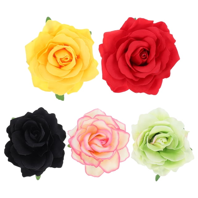 FOMIYES 5Ud Flores Artificiales De Tela Para Paneles Decorativos Y Adornos Versátiles