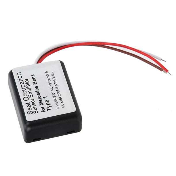 Emulador de sensor de ocupación reemplazo del simulador del emulador del sensor de ocupación del automóvil apto para Benz C W204/GL X164/ML W164/R X164 Type1 ANGGREK Otros