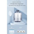 thumbnail image 2 of Dispensador de comida seca para mascotas, dispensador automático de agua, cuenco para mascotas, fuente dispensadora de comida/agua de 3,8l para perros y gatos, 2 of 4